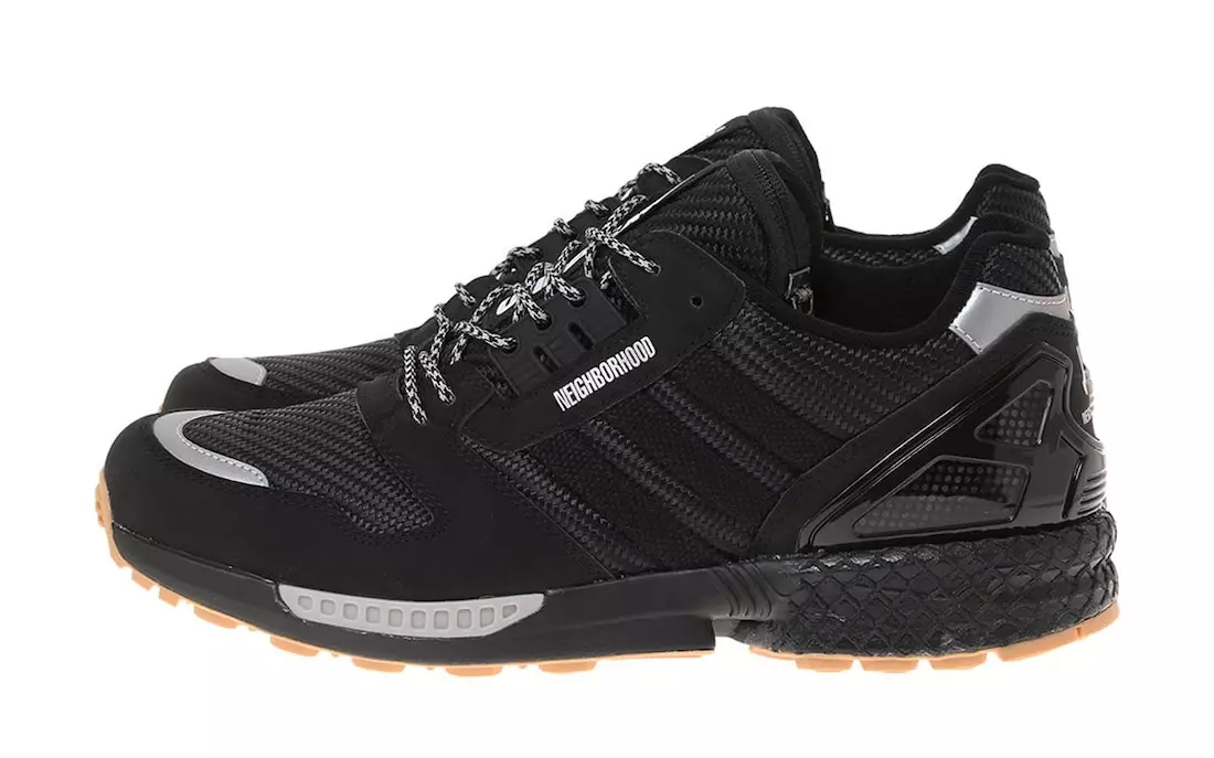 Neighborhood Unefeated adidas ZX 8000 Black Gum Q47206 Utgivelsesdato