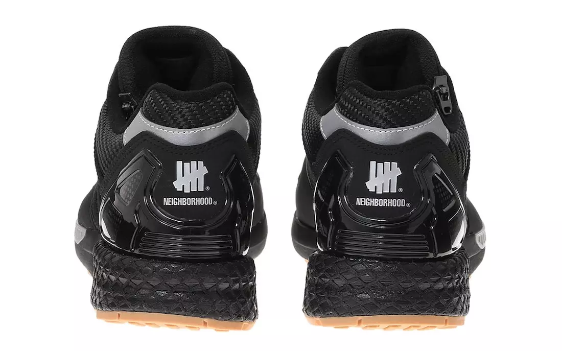 Neighborhood Undefeated Adidas ZX 8000 Black Gum Q47206 Dáta Eisiúna