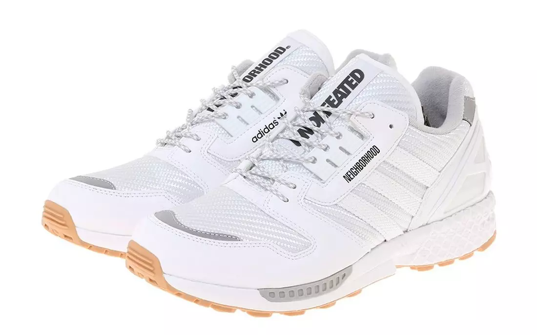 Neighborhood Undefeated adidas ZX 8000 White Gum Q47205 Releasedatum