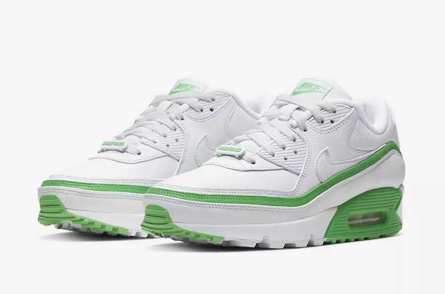 Invaincu Nike Air Max 90 Blanche Vert Spark CJ7197-104 Date de sortie