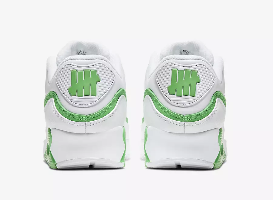 Жеңілмейтін Nike Air Max 90 White Green Spark CJ7197-104 Шығарылған күні