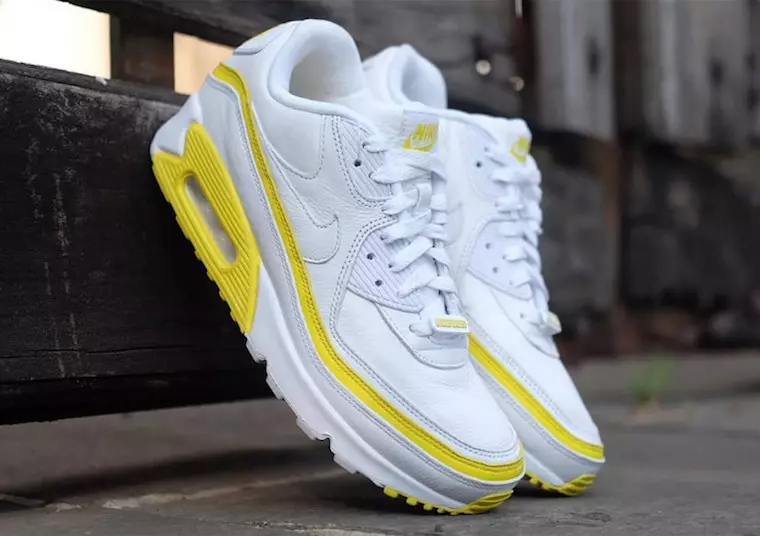 Непоразен Nike Air Max 90 White Optic Yellow CJ7197-101 Датум на издавање