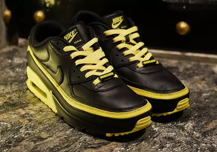 Neporaženi Nike Air Max 90 Black Optic Yellow CJ7197-001 Informacije o izdanju