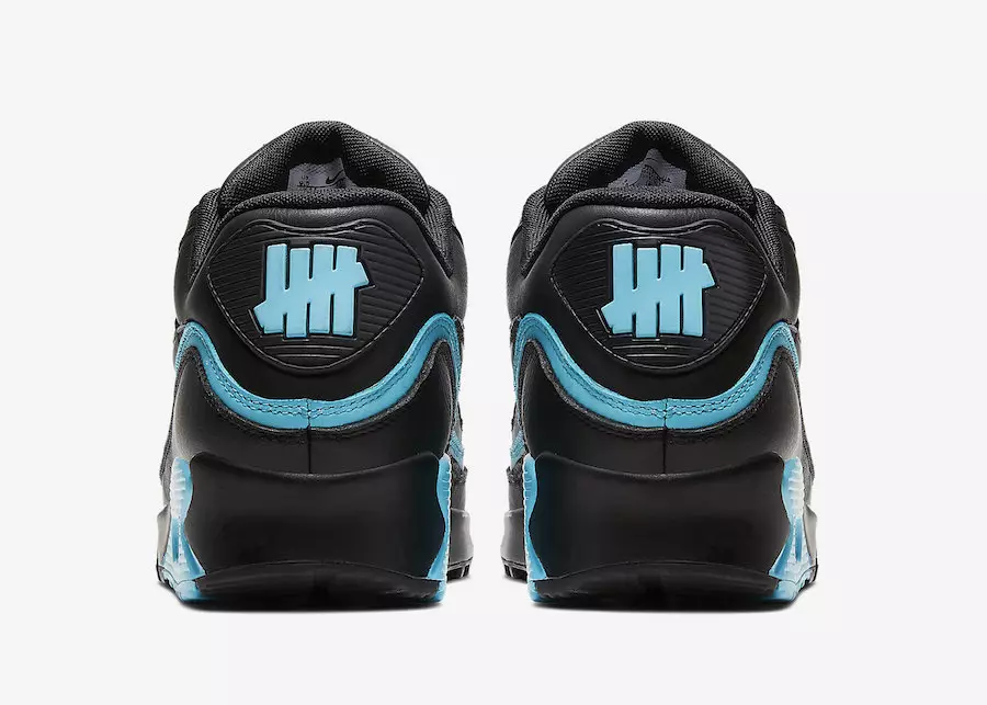 Neporaženi Nike Air Max 90 Black Blue Fury CJ7197-002 Datum izlaska Cijena