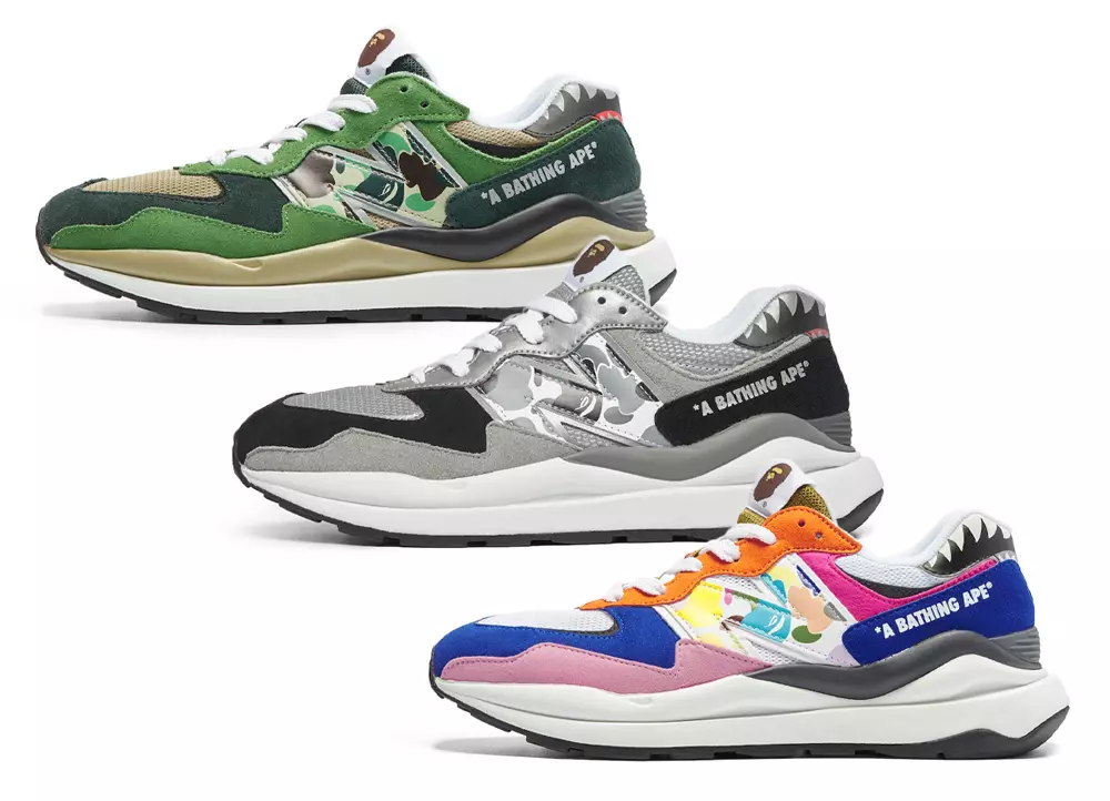 BAPE kondigt New Balance 57/40 samenwerking aan