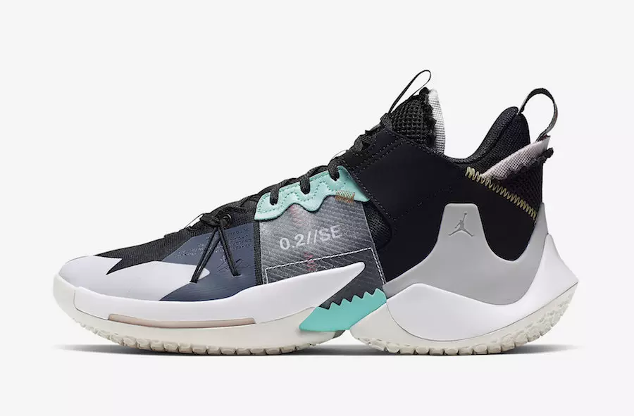 Jordan Why Not Zer0.2 SE sort en noir et gris vaste 9166_2