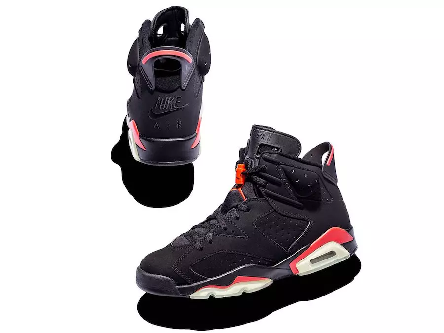 Air Jordan 6 OG Schwarz Deep Infrared 2000