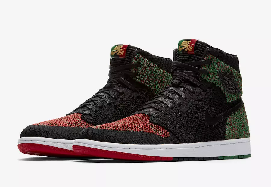 Air Jordan 1 Flyknit BHM Моҳи таърихи сиёҳ AA2426-026