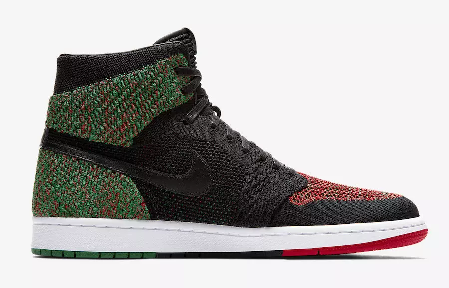 Air Jordan 1 Flyknit BHM Моҳи таърихи сиёҳ AA2426-026