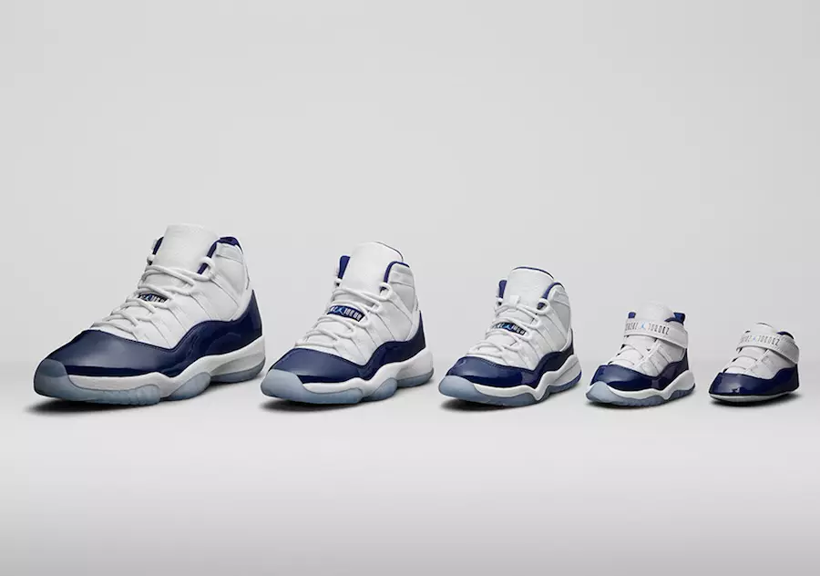 Air Jordan 11, 82 UNC Aile Boyutlandırma Gibi Kazandı