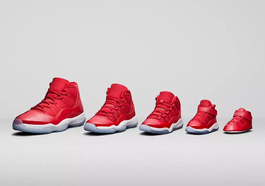 Air Jordan 11 Win Like 96 Chicago Family Méretezés