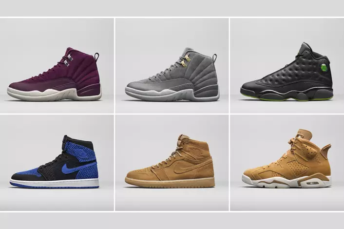 Lineup Air Jordan Retro Holiday 2017