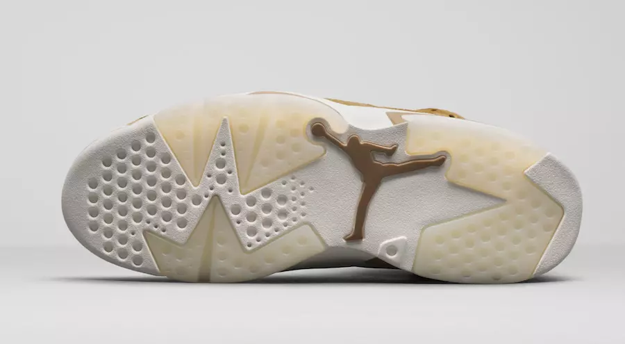 Ցորենի Air Jordan 6 Golden Harvest Elemental Gold 384664-705