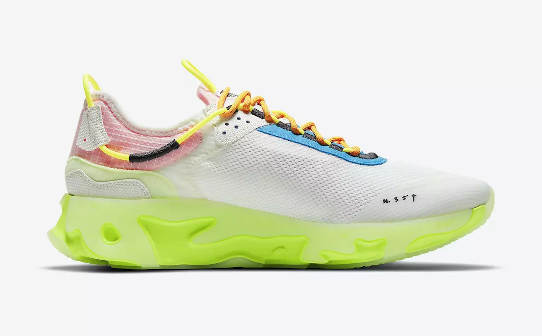 Nike React Live Barely Volt CV1772-100 väljalaskekuupäev