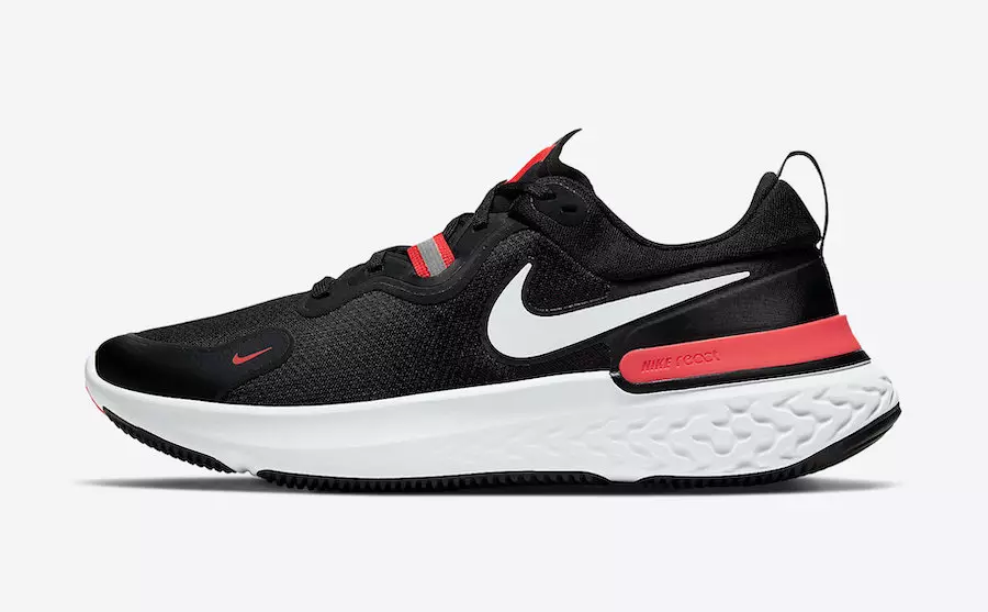 Nike React Miler Black Laser Crimson CW1777-001 Väljalaskekuupäev