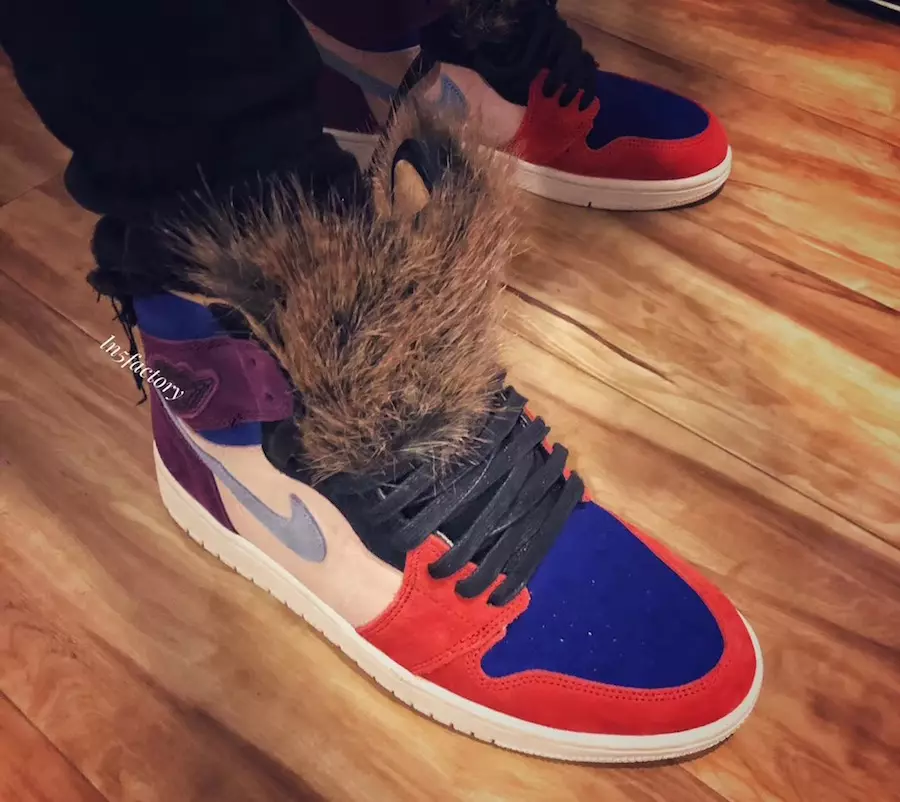 Aleali May Air Jordan 1 Viotech Fur Tongue Megjelenési dátum