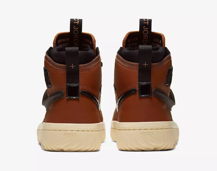 Air Jordan 1 React Brown Tan AR5321-200 Julkaisupäivä