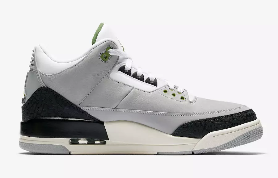 Air Jordan 3 Tinker Chlorophyll 136064-006 Fecha de lanzamiento