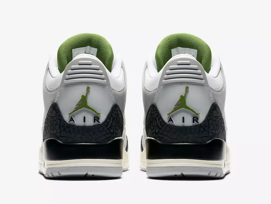 Air Jordan 3 Tinker Chlorophyll 136064-006 Tanggal Rilis