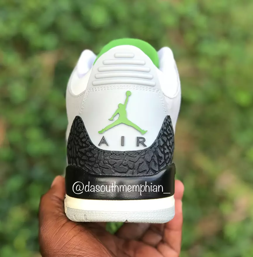 Air Jordan 3 Chlorophyll 136064-006 Թողարկման ամսաթիվ