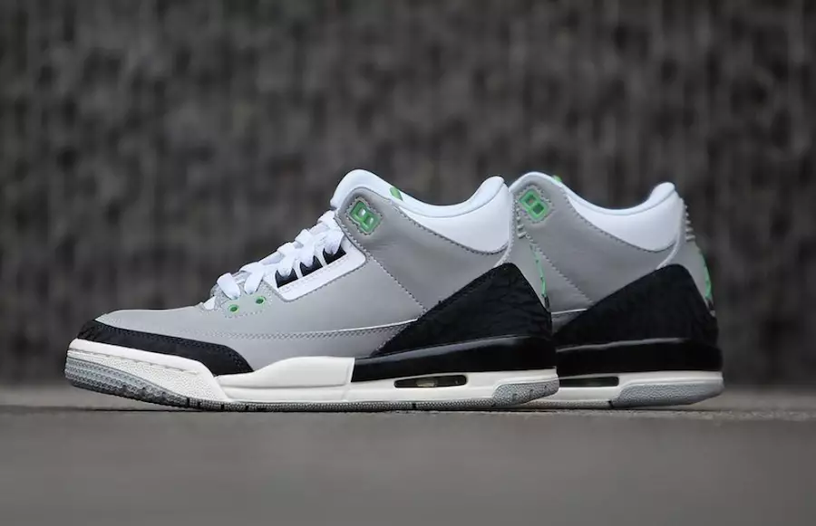 Air Jordan 3 Chlorophyll Air Trainer 1 väljalaskekuupäev