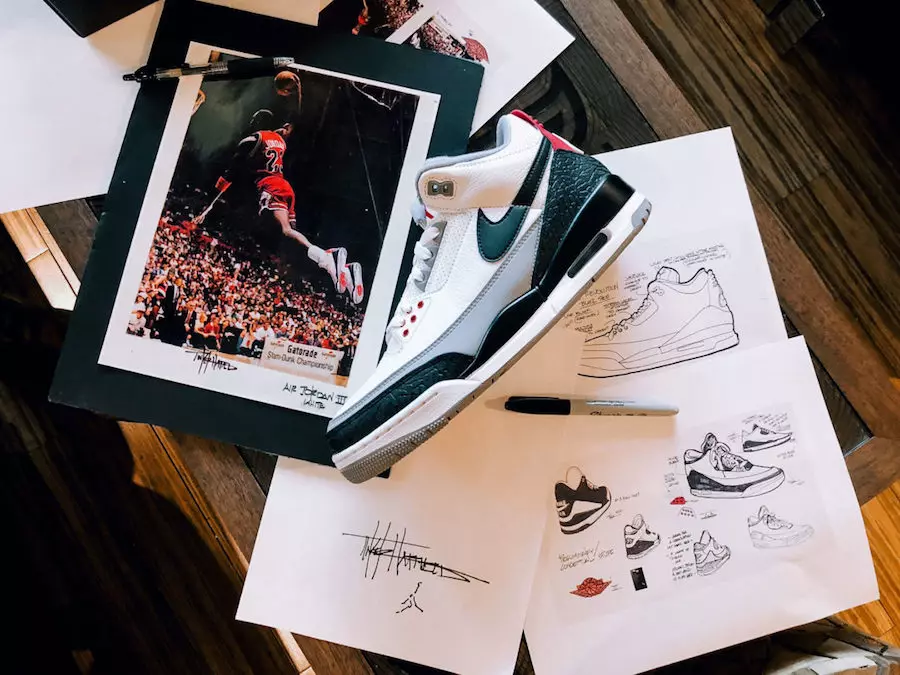 Tinker Hatfield Air Jordan 3 tarixi təfərrüatları