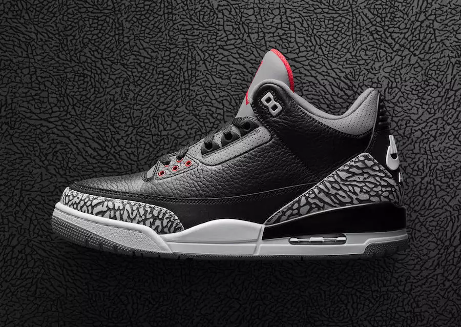 Air Jordan 3 qora tsement