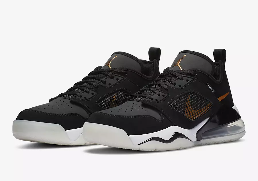 Jordan Mars 270 Low Black Gold CK1196-017 Data ta 'Ħruġ