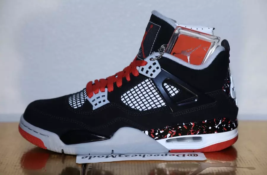 Sample Air Jordan 4 Splatter Nike Air Drake OVO