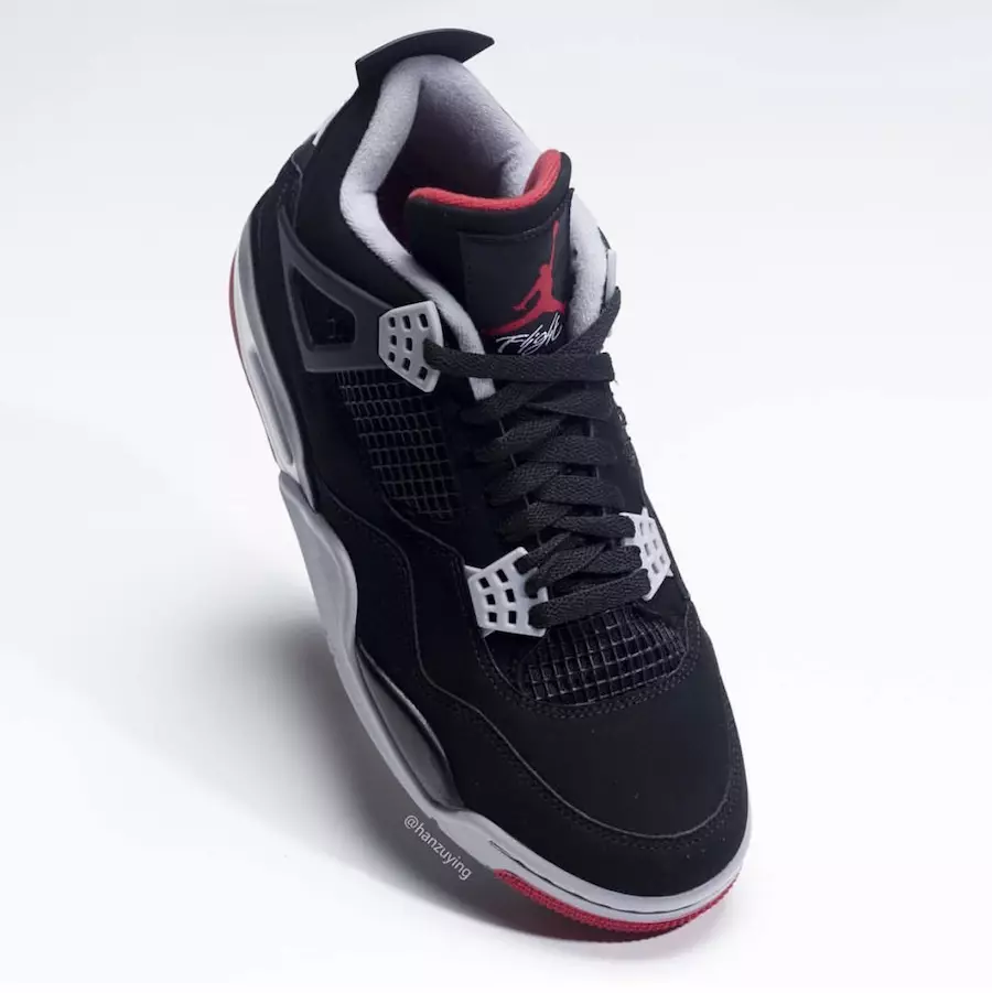 Air Jordan 4 Bred Black Cement 2019 308497-060 Releasedatum