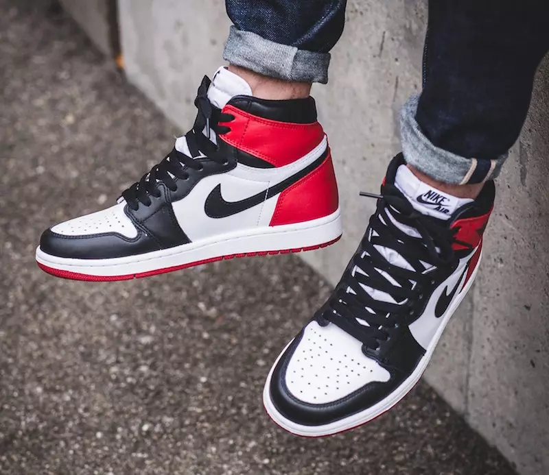 Black Toe Air Jordan 1 será lançado em 5 de novembro