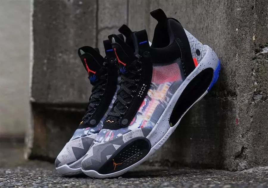 Air Jordan 34 төмен басып шығару CZ7746-008 Шығарылған күні