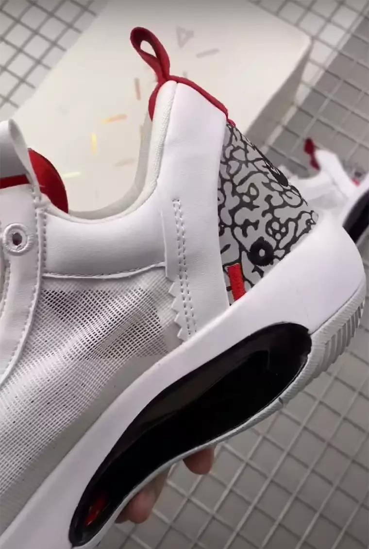 Air Jordan 34 Low White Cement CZ7747-101 Išleidimo data