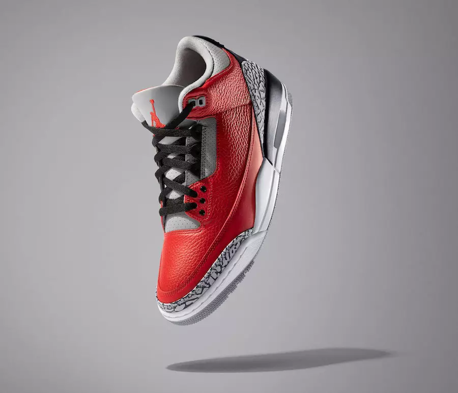 Air Jordan 3 Chikagodagi qizil tsement