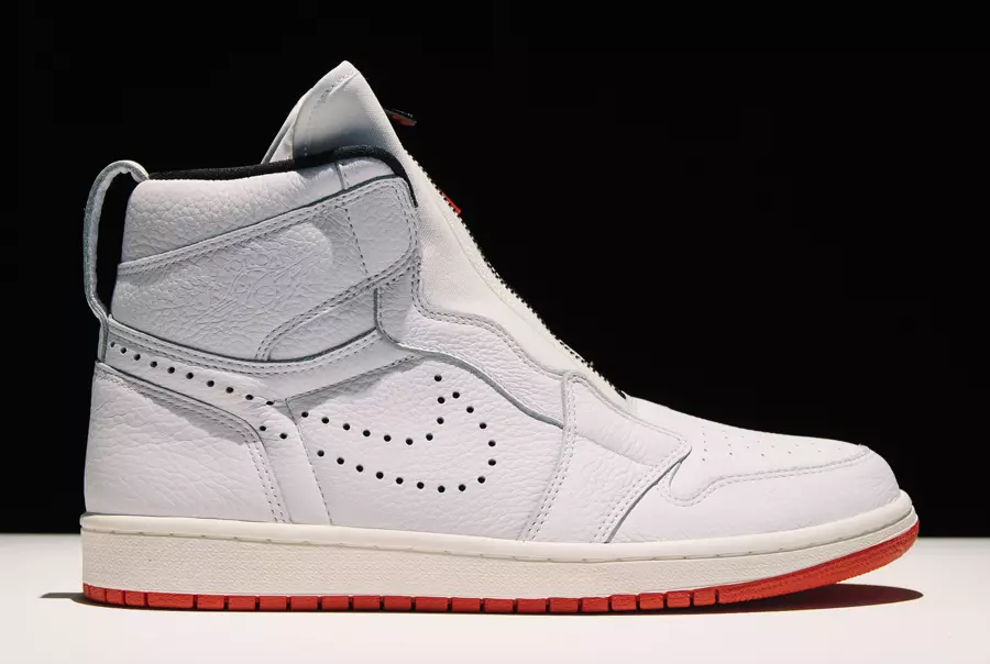 Air Jordan 1 High Zip White Red