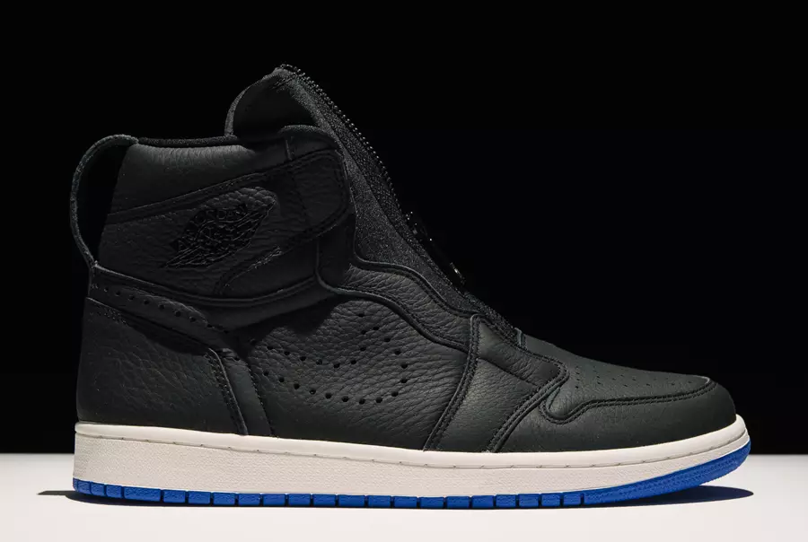 Air Jordan 1 მაღალი Zip შავი