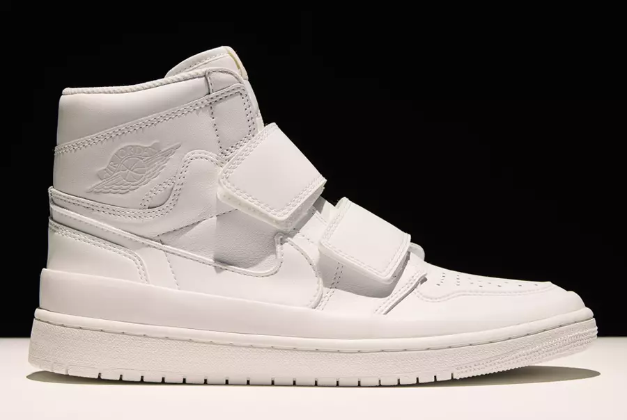 Air Jordan 1 Alto Doppio Cinturino Bianco