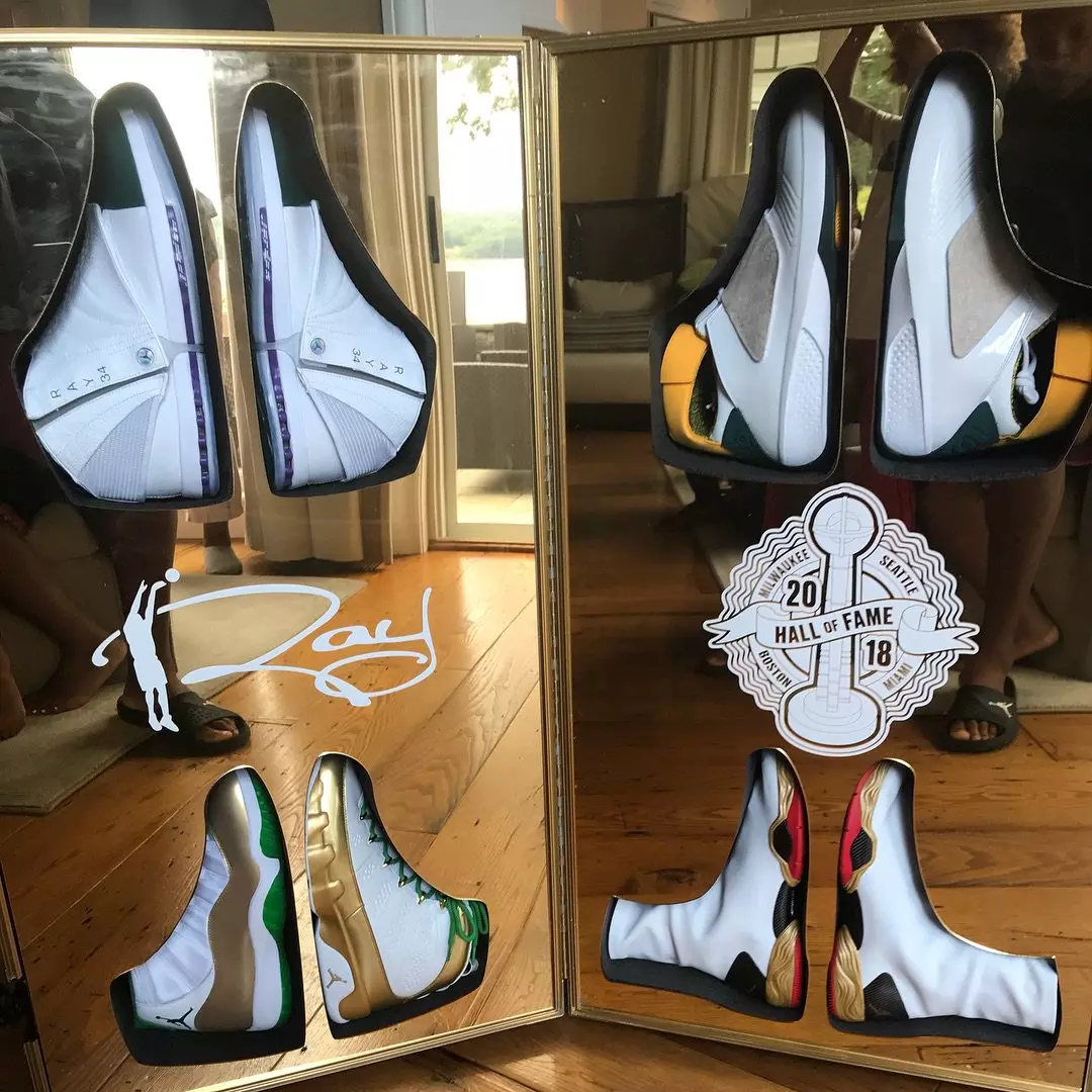 Рэй Аллен Air Jordan Retro PE Коллекция Зала славы
