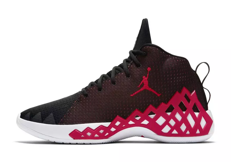 Jordan Jumpman Diamond Mid Negro Rojo Fecha de lanzamiento