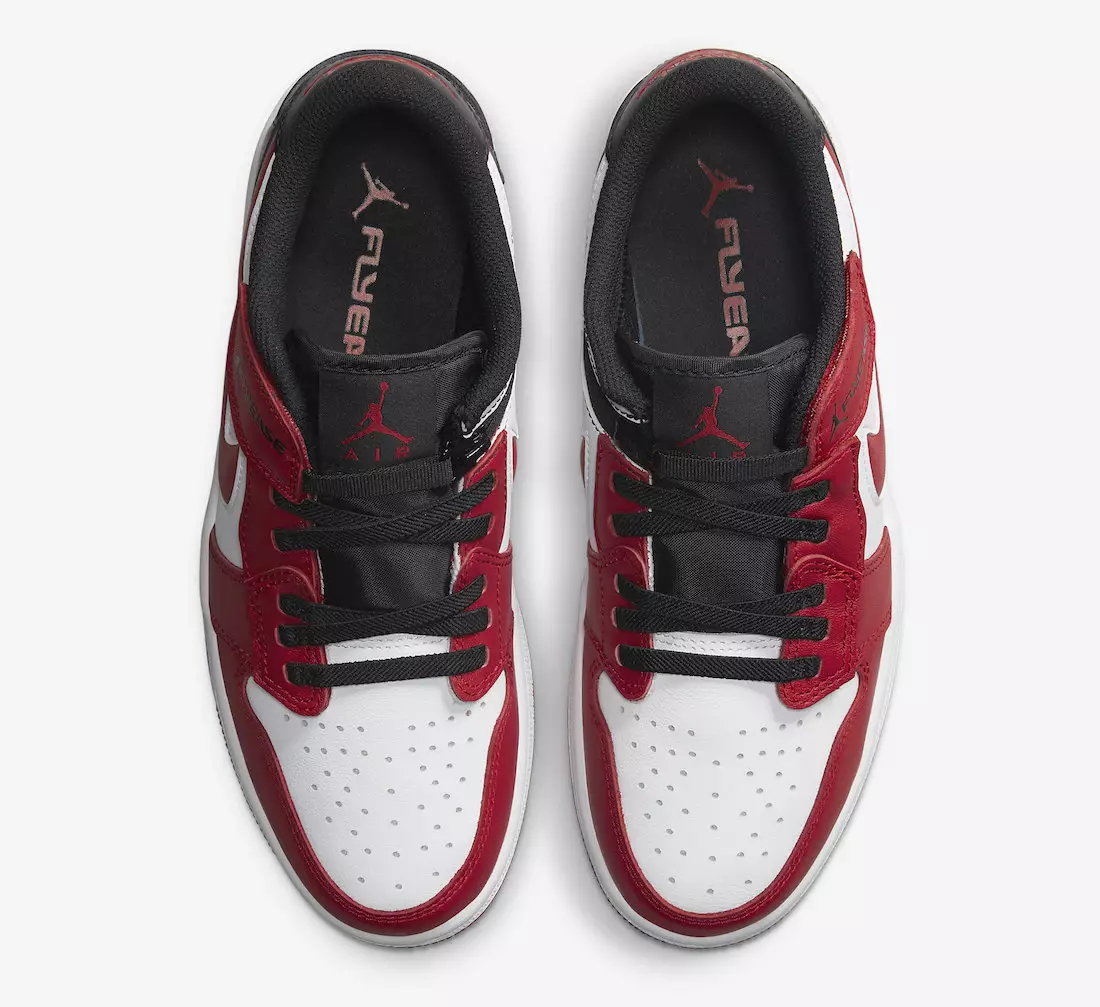 تاریخ انتشار Air Jordan 1 Low FlyEase Gym Red DM1206-163