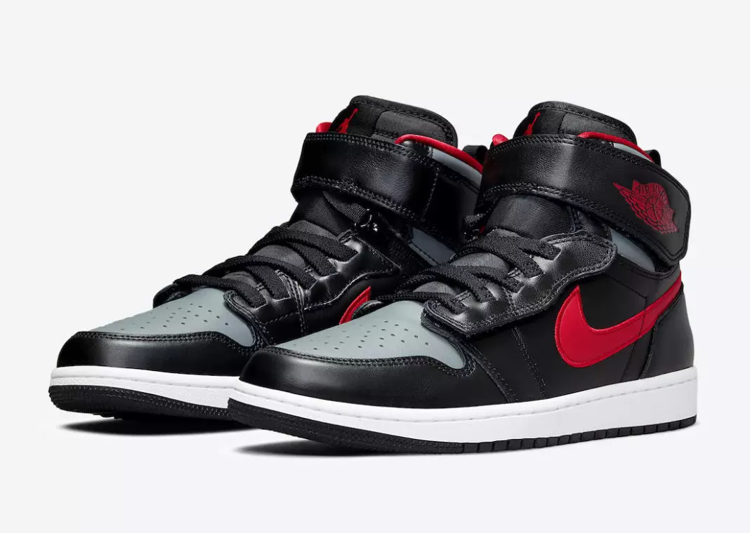 Air Jordan 1 FlyEase Black Gym Red Smoke Grey CQ3835-006 Data de llançament