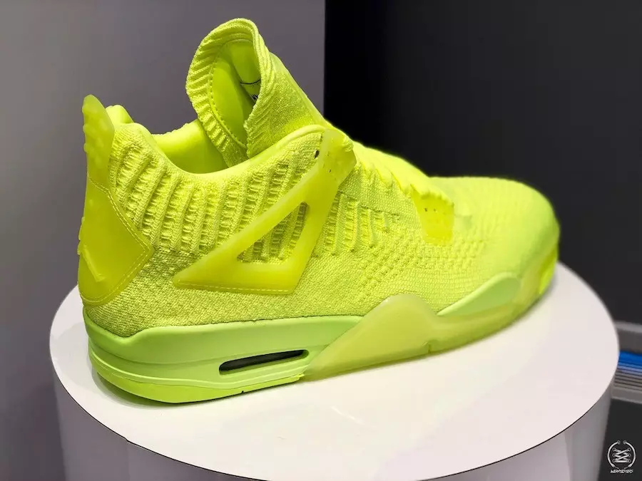 Дата на издаване на Air Jordan 4 Flyknit Volt