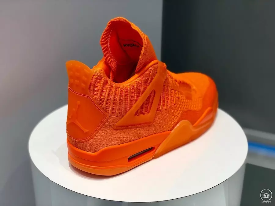 Air Jordan 4 Flyknit Jumla ya Tarehe ya Kutolewa ya Orange