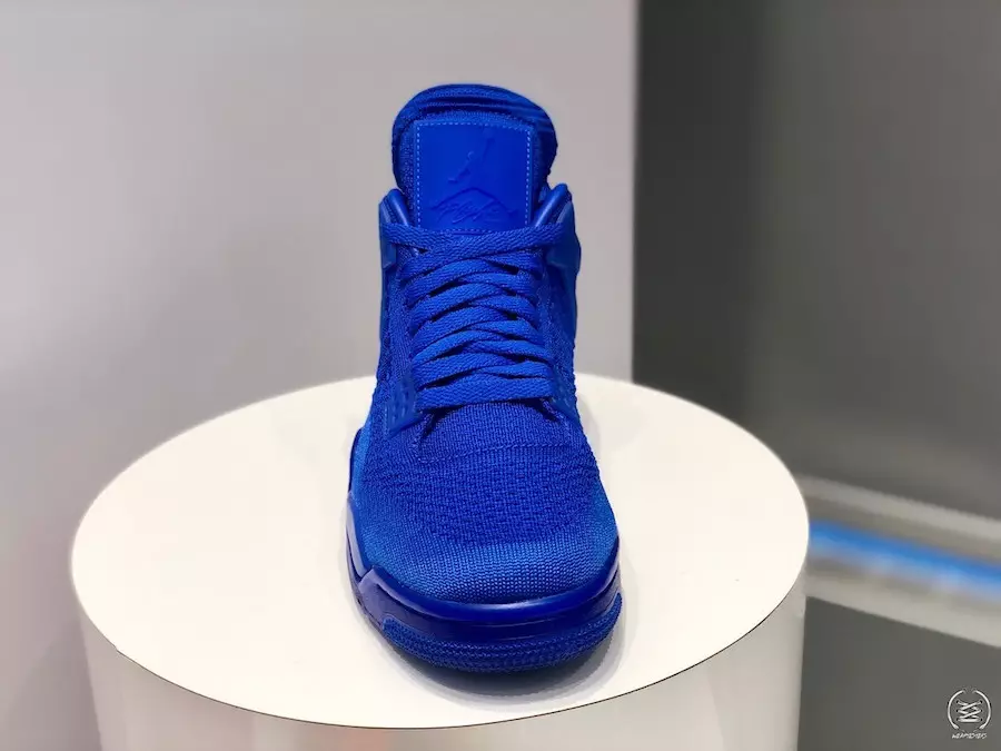 Útgáfudagur Air Jordan 4 Flyknit Blue Hyper Royal