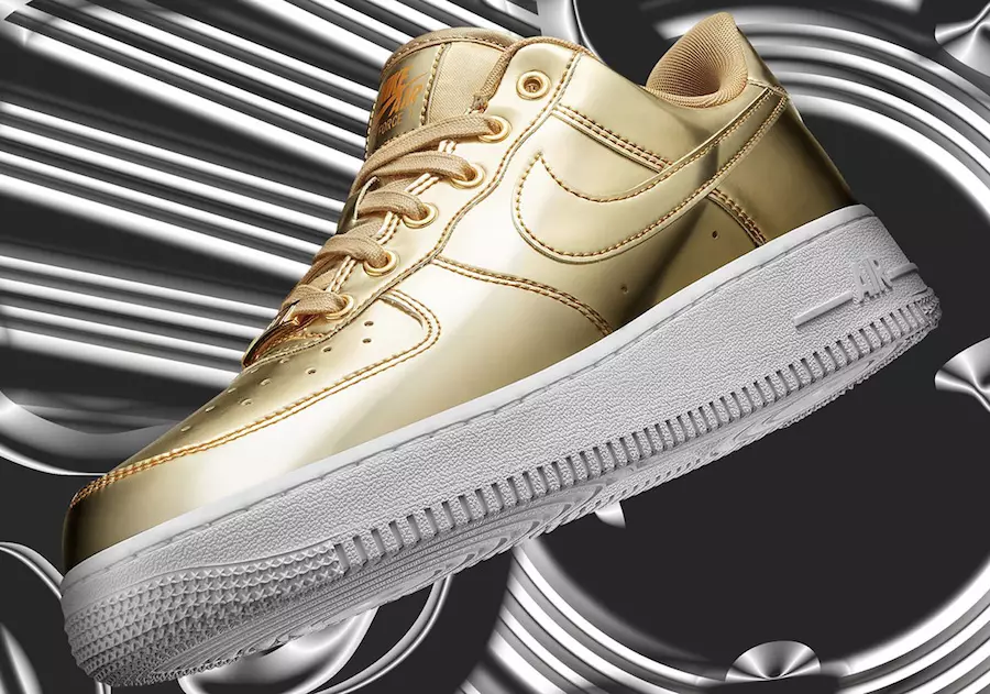 Дата выпуску Nike Air Force 1 Metallic Gold Singles Day