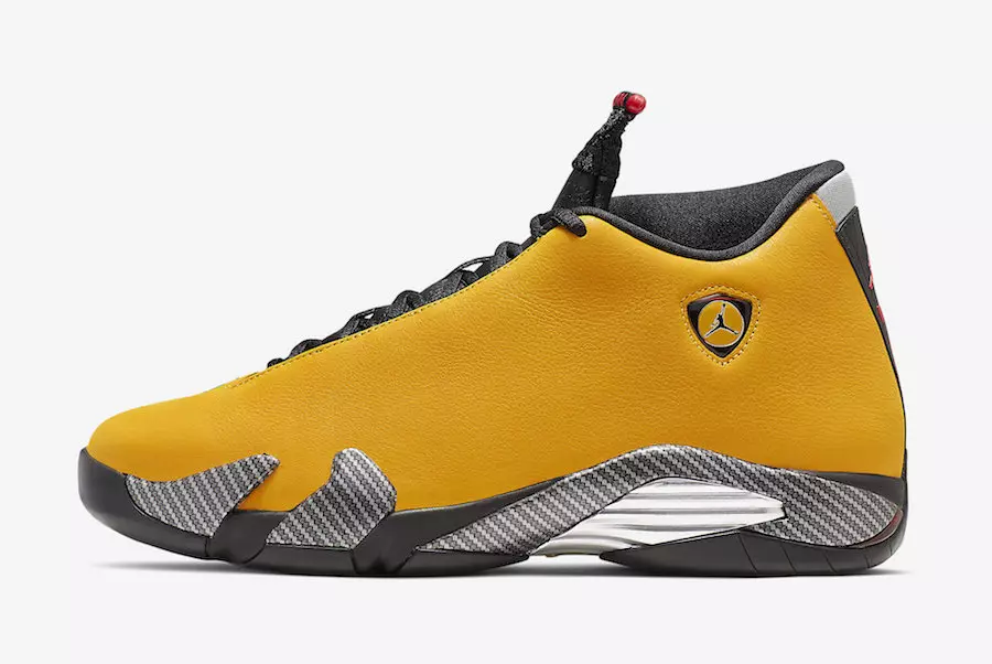 Жоўты Ferrari Air Jordan 14