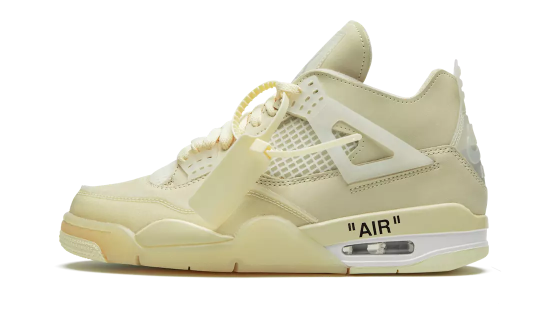 Off-White Air Jordan 4 Sail 2020 წელი