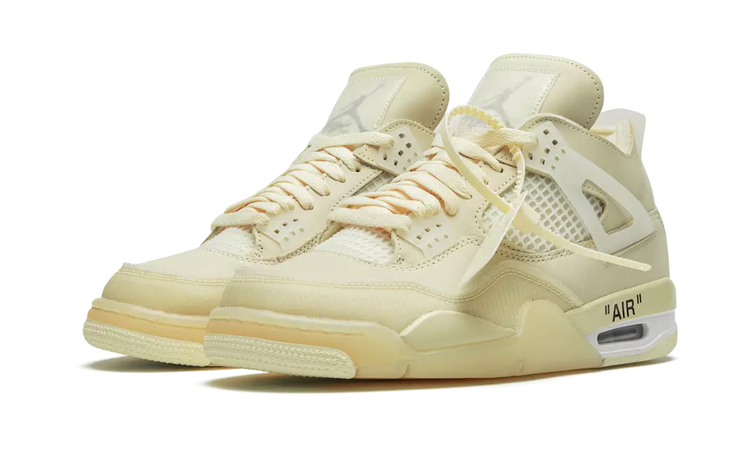 Off-White Air Jordan 4 Sail 2020 წელი