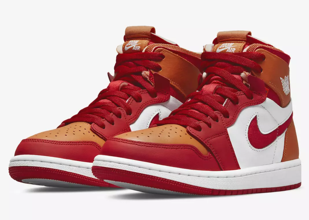 Air Jordan 1 Zoom CMFT Fire Red Hot Curry CT0979-603 გამოშვების თარიღი