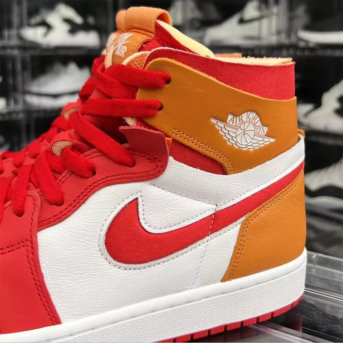 Air Jordan 1 Zoom CMFT Vermelho Laranja Data de Lançamento